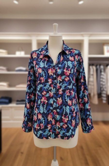 ​Chemise fluide à imprimé floral