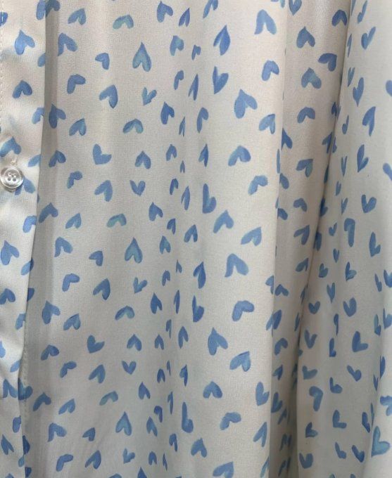 ​Chemise Imprimée au Style Romantique