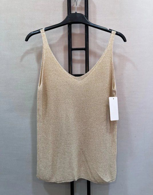 ​Débardeur en Maille Irisée