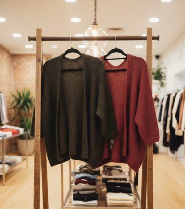 ​Gilet Oversize - Maille Scintillante