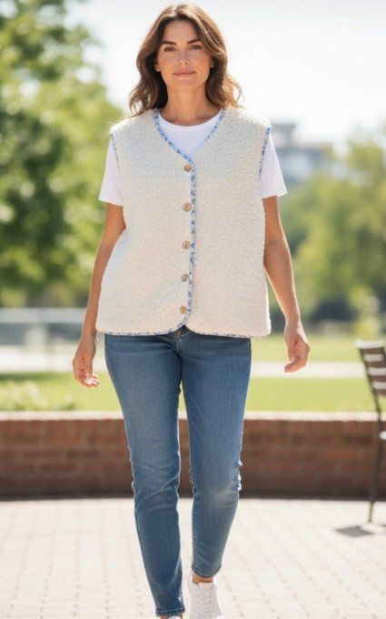 ​Gilet Sans Manches Réversible Douillet