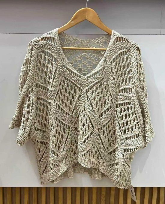 ​Haut Oversize & Style Crochet