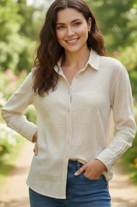 ​Le Chemisier "Dentelle Anglaise"