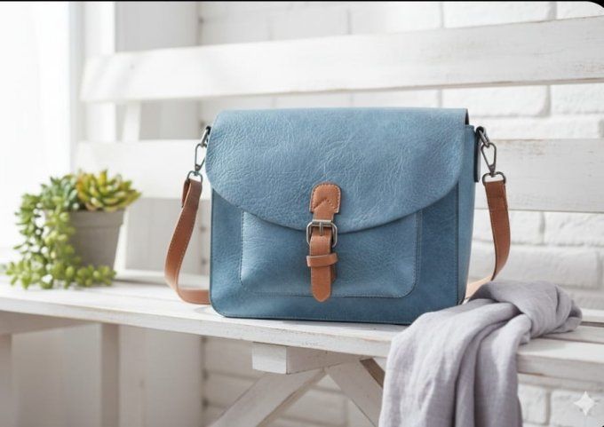​Le Sac Besace "Vintage Azur"