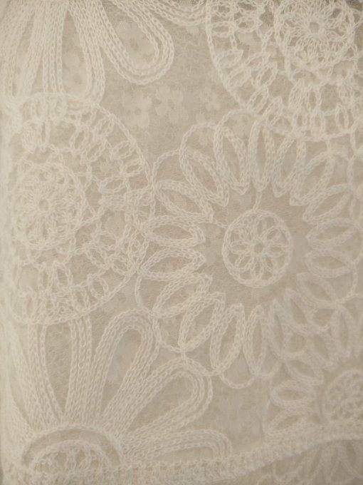 ​Le Top Kimono en Dentelle Florale