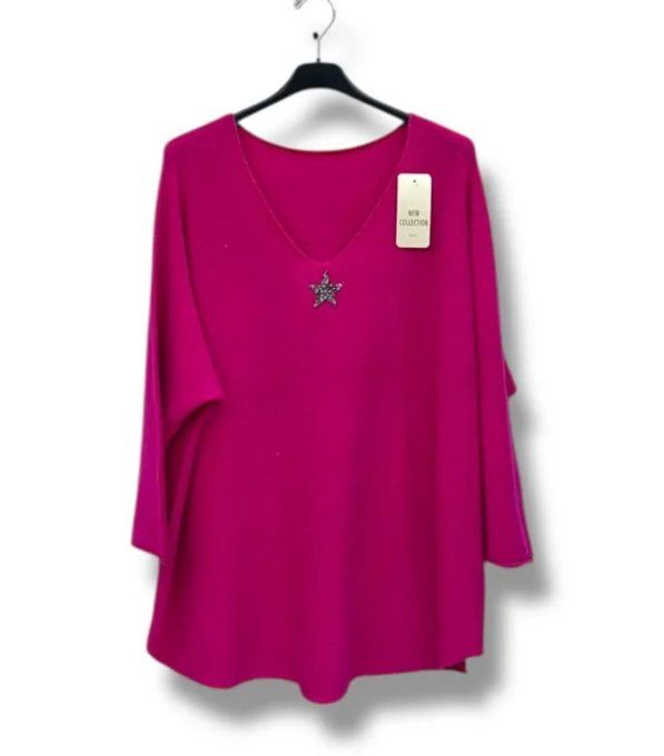 ​Pull oversize "Étoile Scintillante"