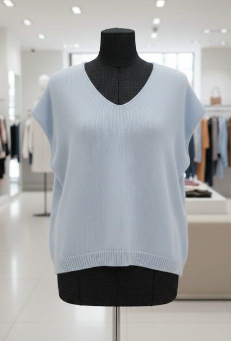 ​Pull sans Manche Oversize