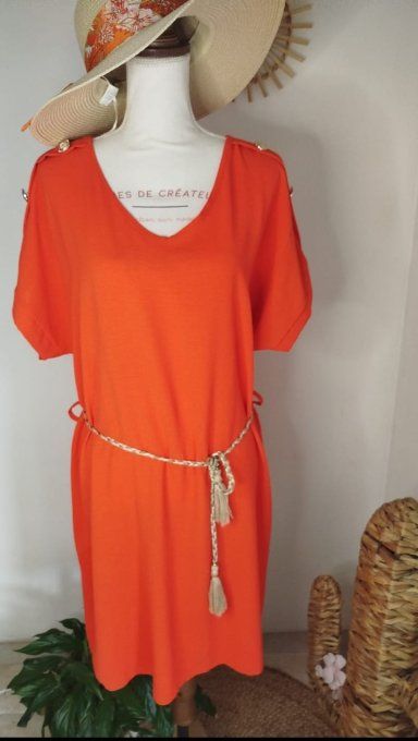 ​Robe-tunique Orange