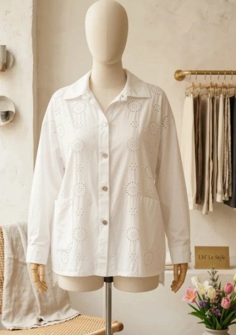 ​Surchemise en Jean "Romantique Urbaine"