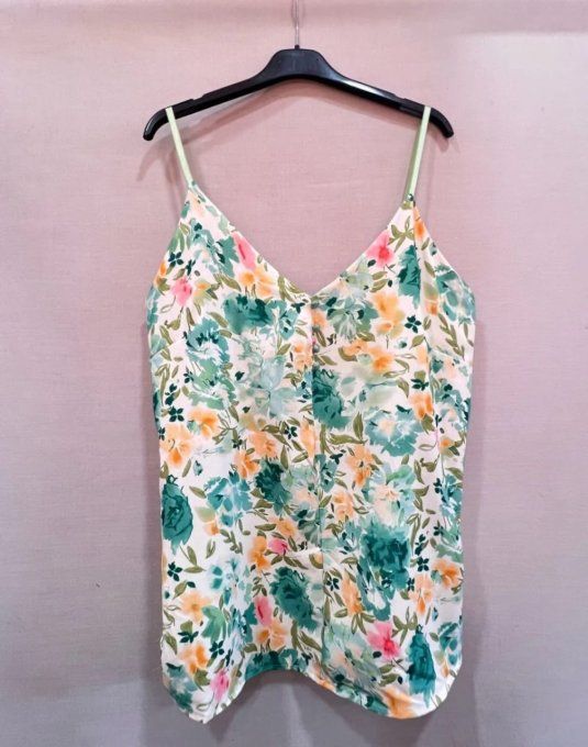 Top Fleuri Fluide 
