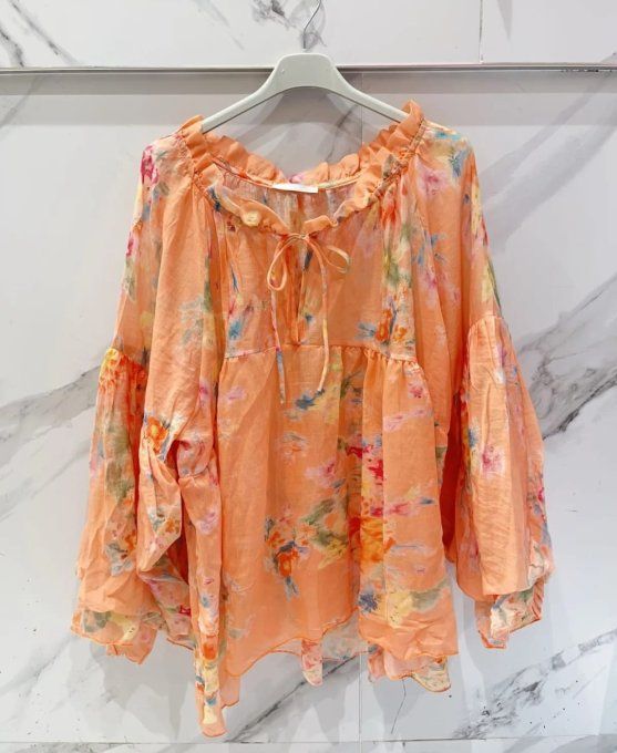 ​Tunique Bohème Volantée & Imprimé Floral