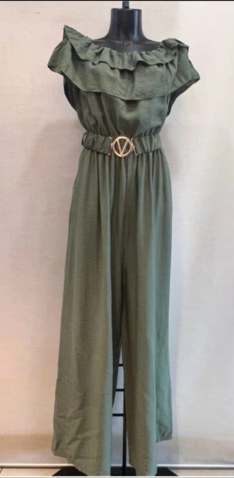 Combinaison-Pantalon "Oasis Élégante" à Volants ✨