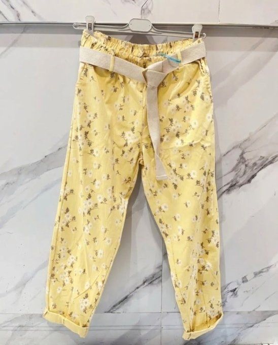 Pantalon Imprimé Floral
