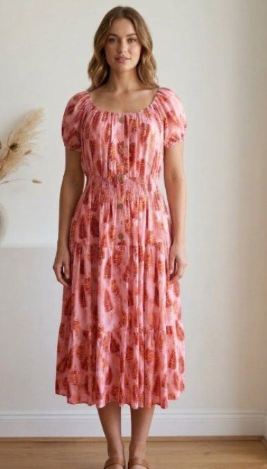 Robe Magique à Imprimé Floral