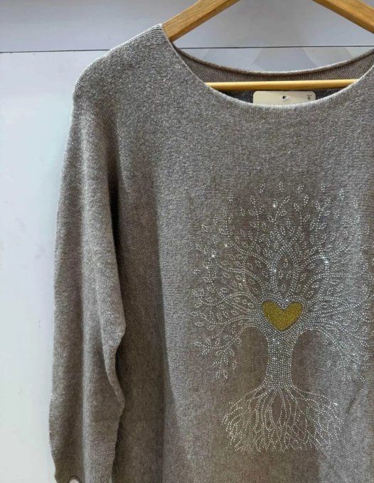 ​Pull Douillet Arbre de Vie Scintillant ?