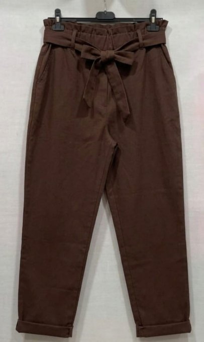 Pantalon carotte stretch