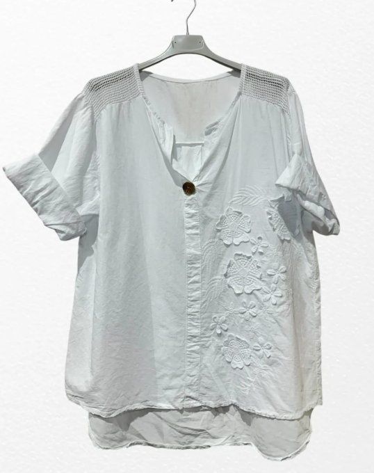 Blouse Bohème & Fleurs Relief