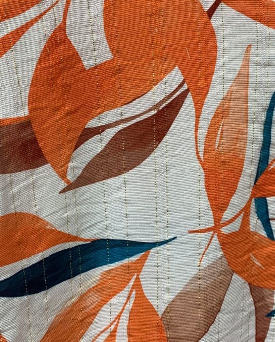 Blouse Fluide à Imprimé Feuillage