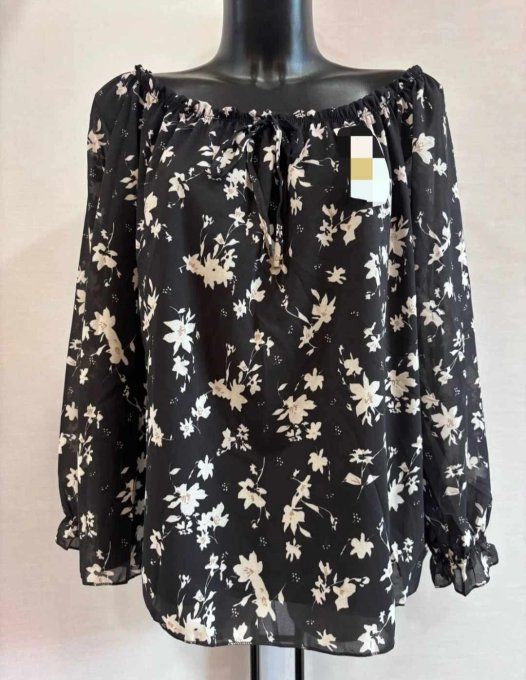 Blouse Fluide Imprimé Floral
