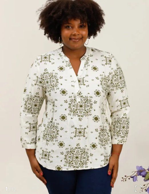 Blouse "Ornementale Bohème"