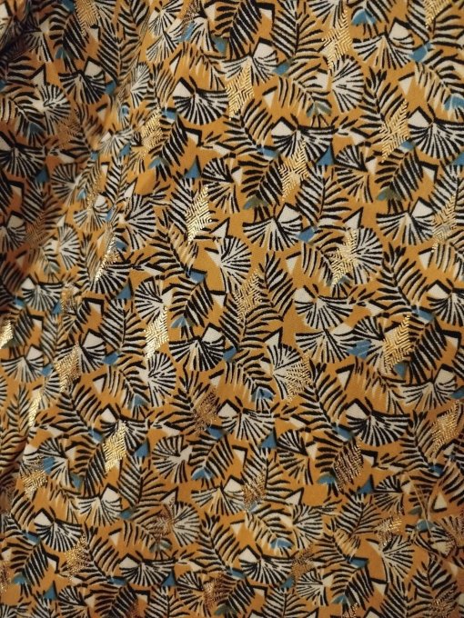 Tunique Fluide - Détails Dorés