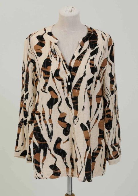 Chemise Tunique Imprimée Abstrait