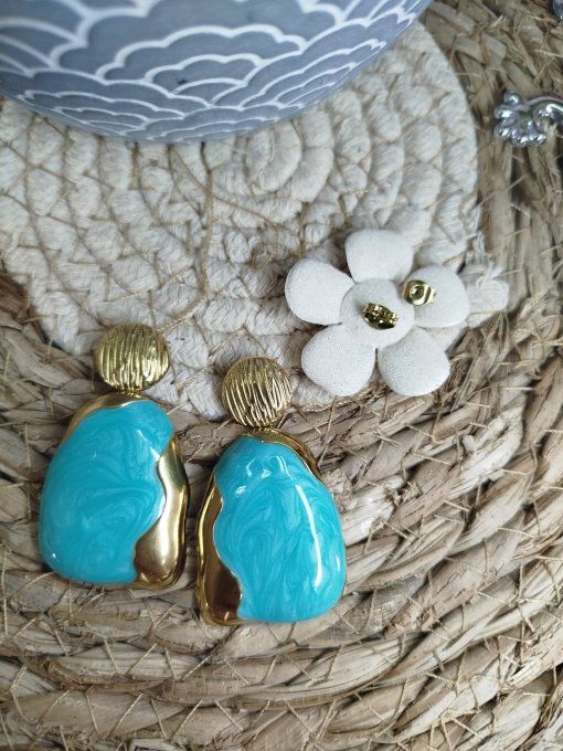 Boucles d'oreilles pendantes "Éclat d'Amour"