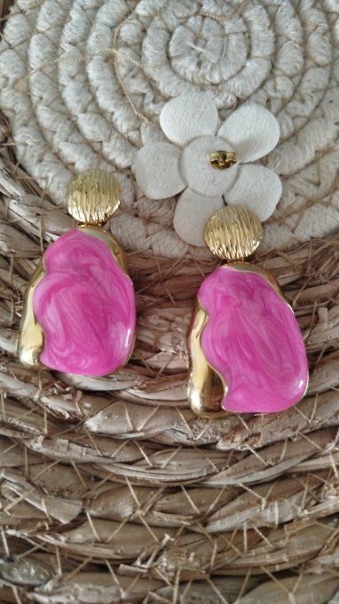 Boucles d'oreilles pendantes "Éclat d'Amour"