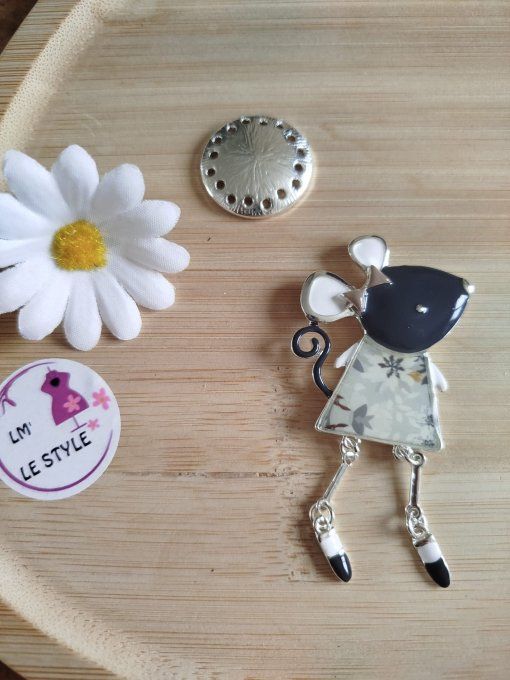 Broche "Souris Malicieuse" Aimantée ! ?✨?