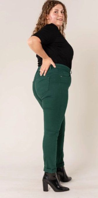 Jeans denim Vert sapin          Nina Carter 