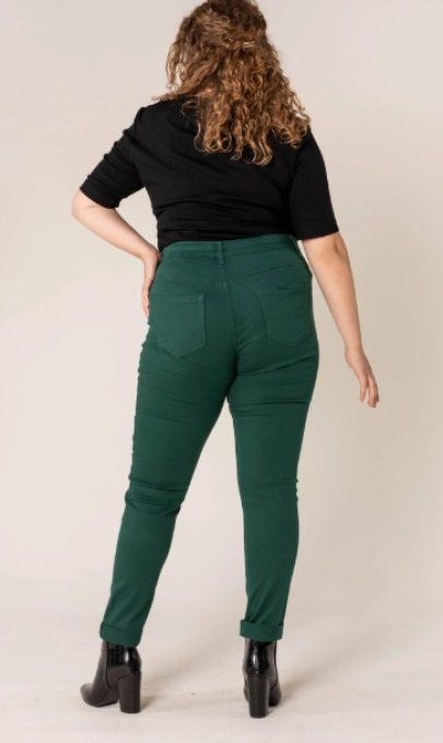 Jeans denim Vert sapin          Nina Carter 