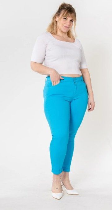 Jeans denim Cyan          Nina Carter  