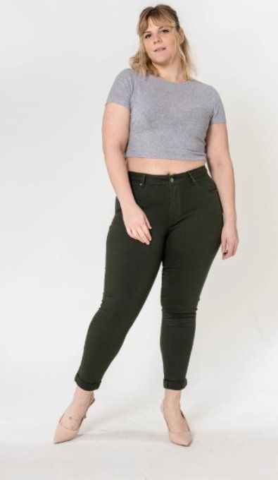 Jeans denim Kaki          Nina Carter  