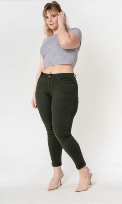 Jeans denim Kaki          Nina Carter  