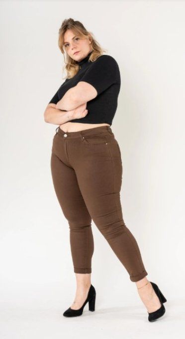 Jeans denim Chocolat          Nina Carter  