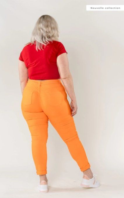 Jeans denim Orange          Nina Carter  