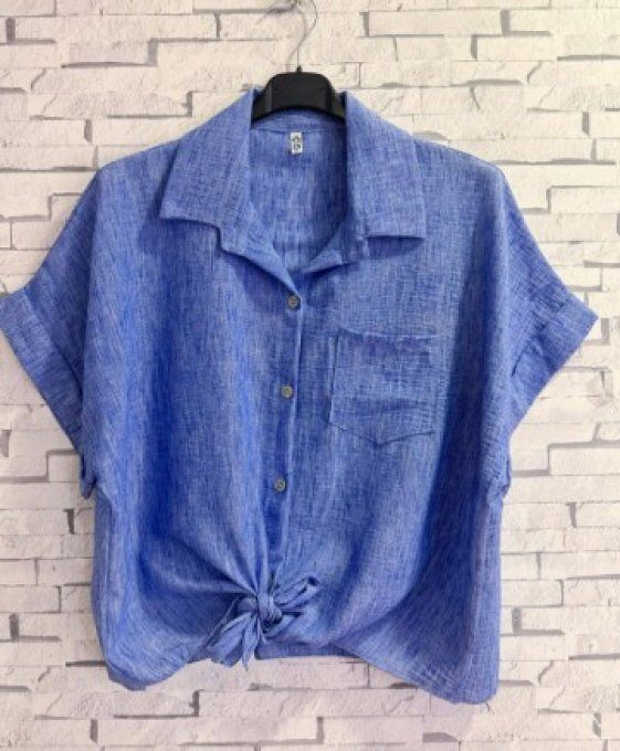 Chemise à nouer décontractée