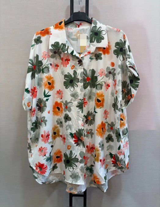 Chemisier à Fleurs Champêtres