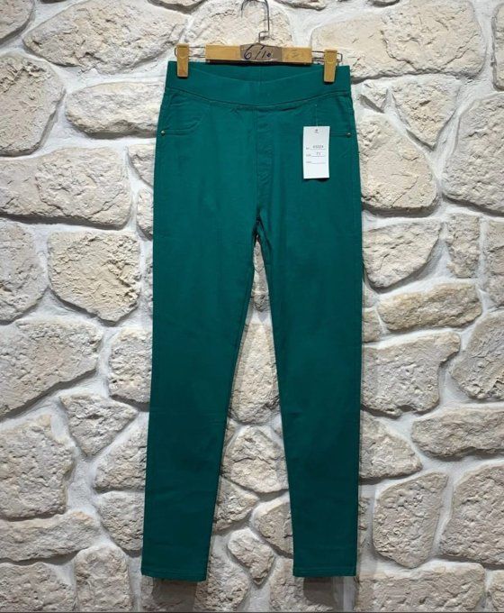 Jeggins Confort "Christy" Taille Haute - Sans Bouton - Multi-Couleurs