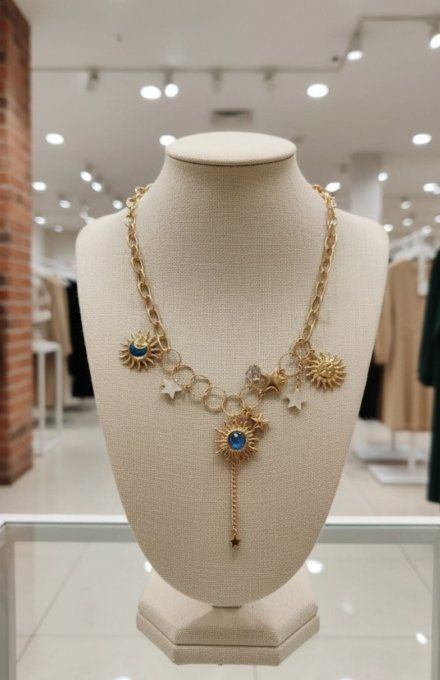 ​Collier Céleste avec charmes