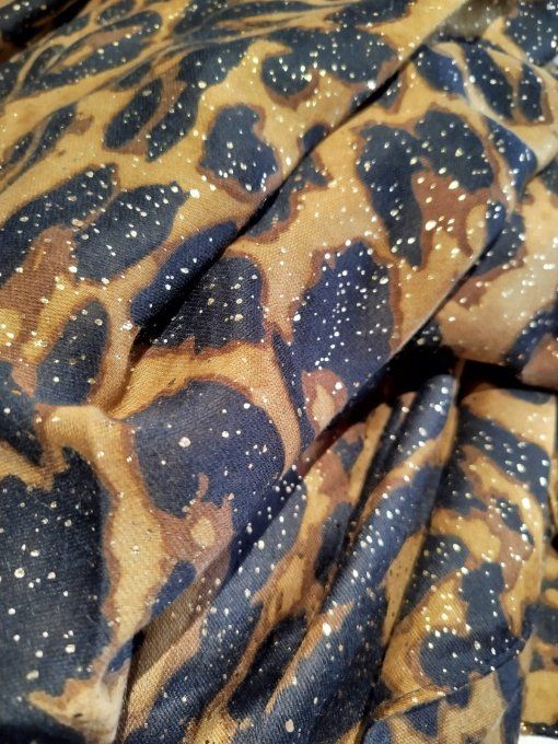 Écharpe à imprimé léopard