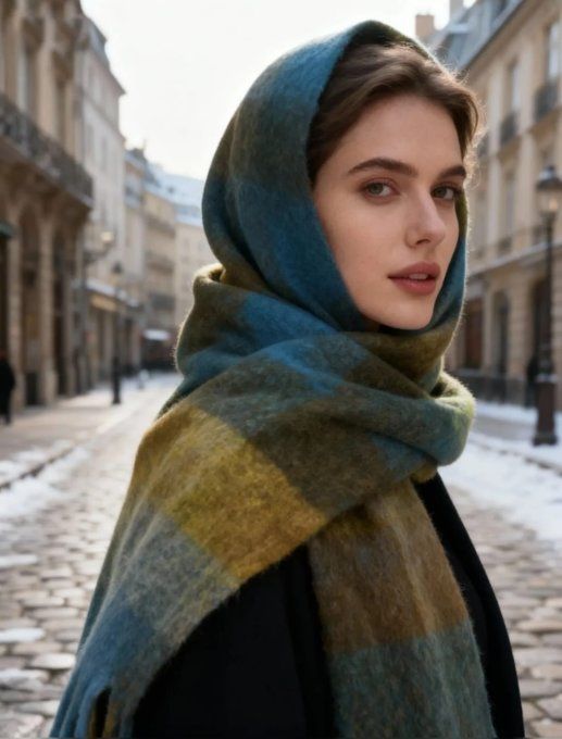 Écharpe Longue A Franges - Divers coloris