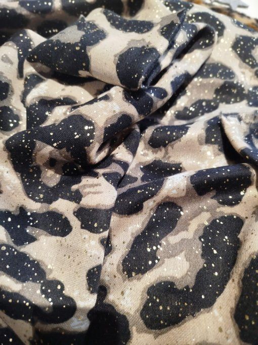 L'écharpe à Imprimé Léopard Pailleté