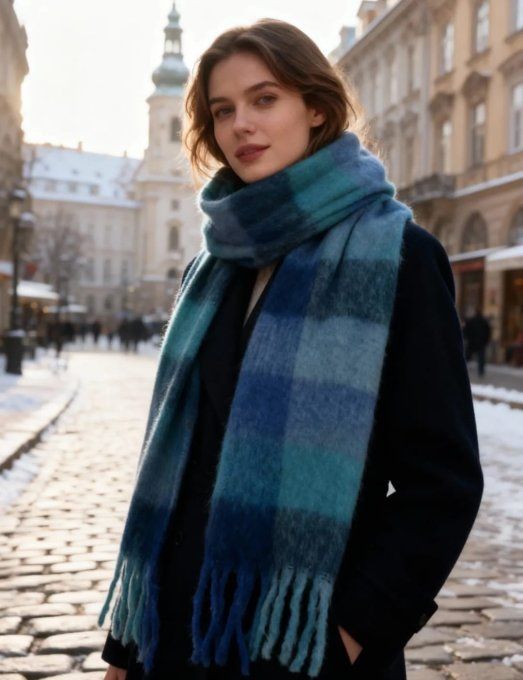 Écharpe Longue A Franges - Divers coloris