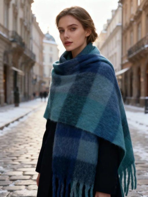 Écharpe Longue A Franges - Divers coloris