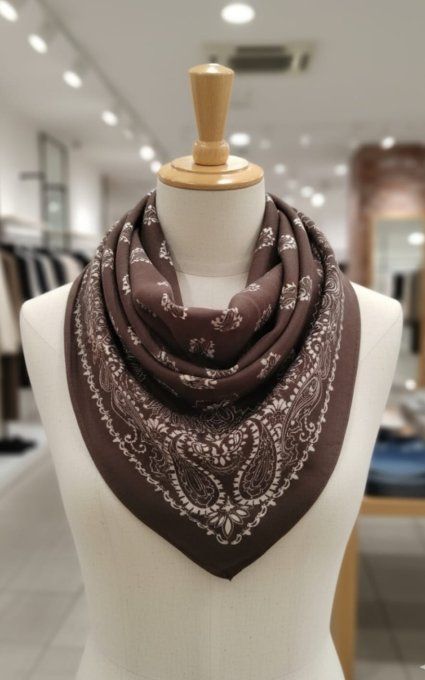 Foulard Bandana Cachemire Chaud