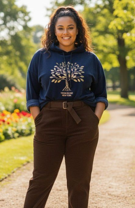 Pantalon "Côtelé Chic"