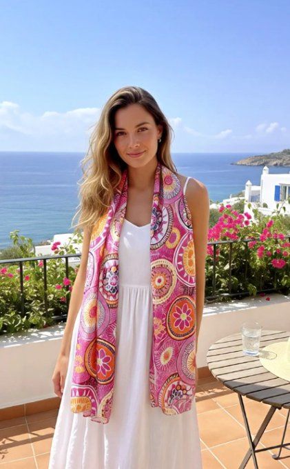 Foulard Artistique & Motifs Mandalas