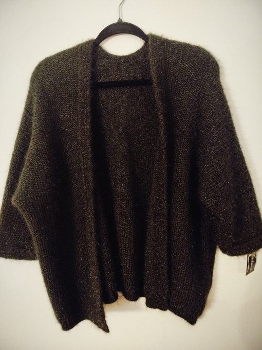 ​Gilet Oversize - Maille Scintillante