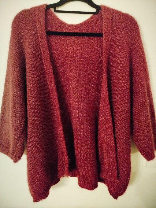 ​Gilet Oversize - Maille Scintillante